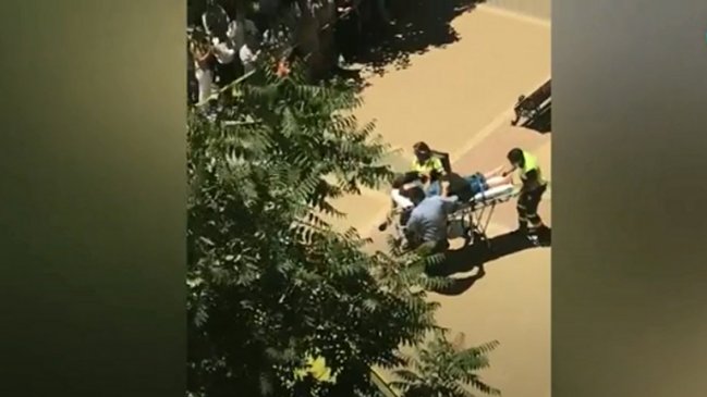 Dos heridos dejó el asalto en BancoEstado de Las Condes