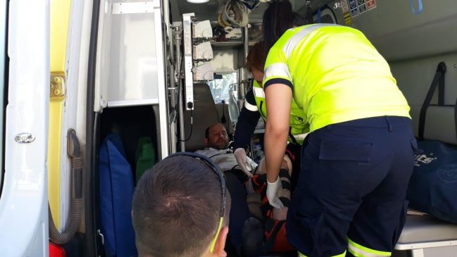 Agricultor fue baleado en una rodilla durante ataque incendiario en Ercilla