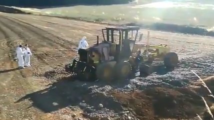   PDI investiga quema de maquinaria cerca de Temuco 