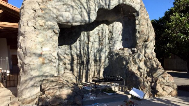 Impacto en Villa Alegre por daños a antigua gruta de la zona