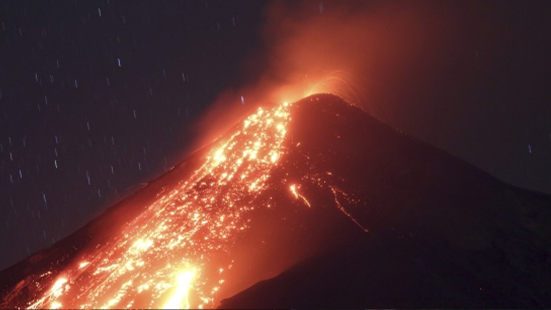 Aumenta actividad del Volcán de Fuego de Guatemala