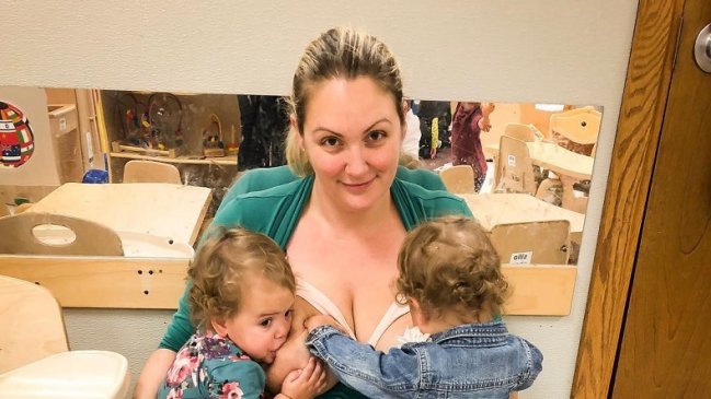La notable respuesta de una mamá de mellizas cuando le prohibieron amamantar en público