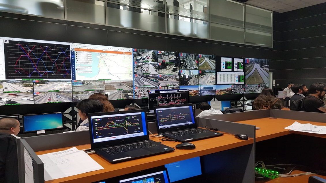 Concepción inauguró el video wall de tránsito más grande de Chile
