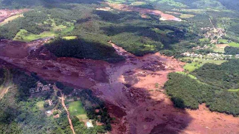 Represa de una minera se rompió y provocó tragedia en Brasil