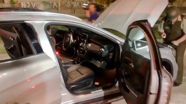 Una menor detenida tras persecución que cruzó diferentes comunas de Santiago