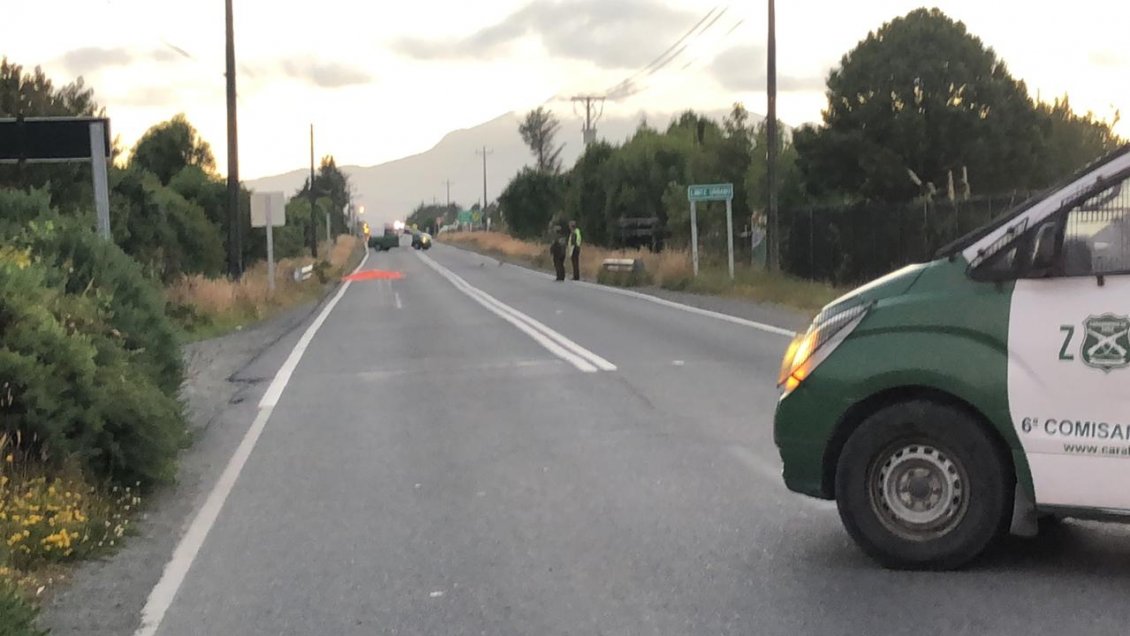 Puerto Montt: Violento atropello cobró la vida de un hombre en Alerce