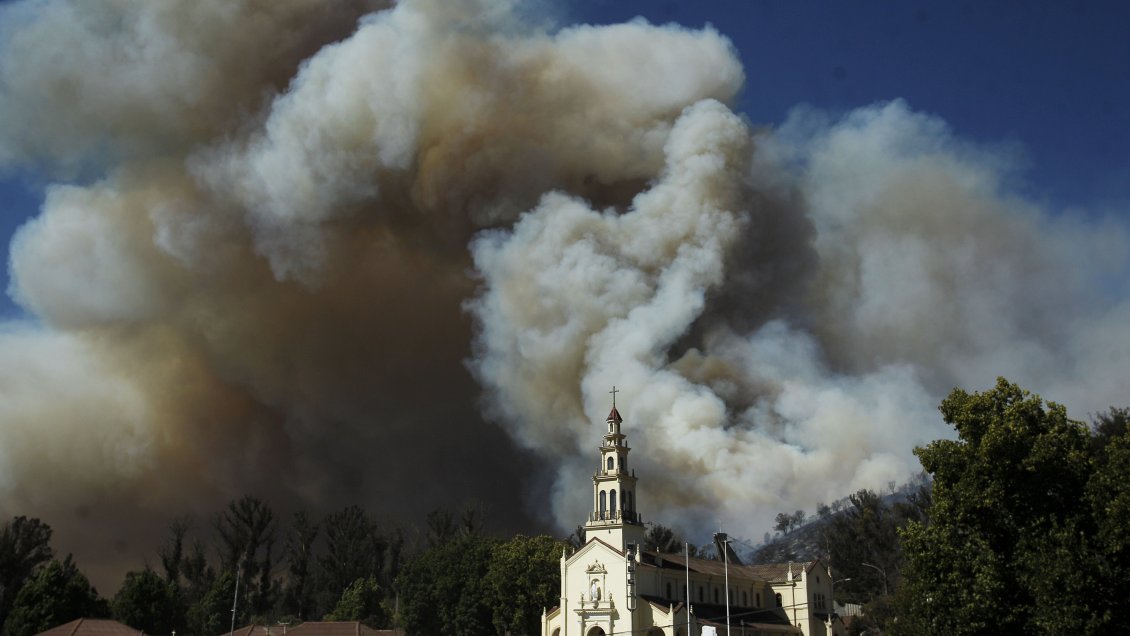 Detenido por incendio cerca de Lo Vásquez sufrió un infarto
