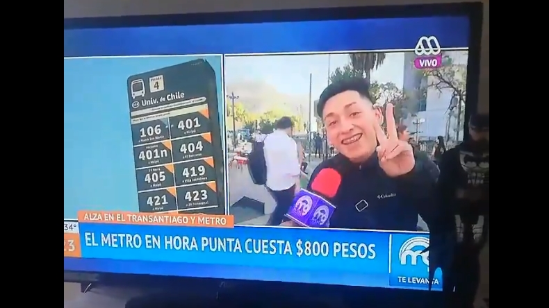 Evasor del Transantiago contó su truco en vivo y generó controversia