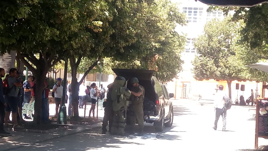 Falso aviso de bomba movilizó a personal del GOPE en Rancagua