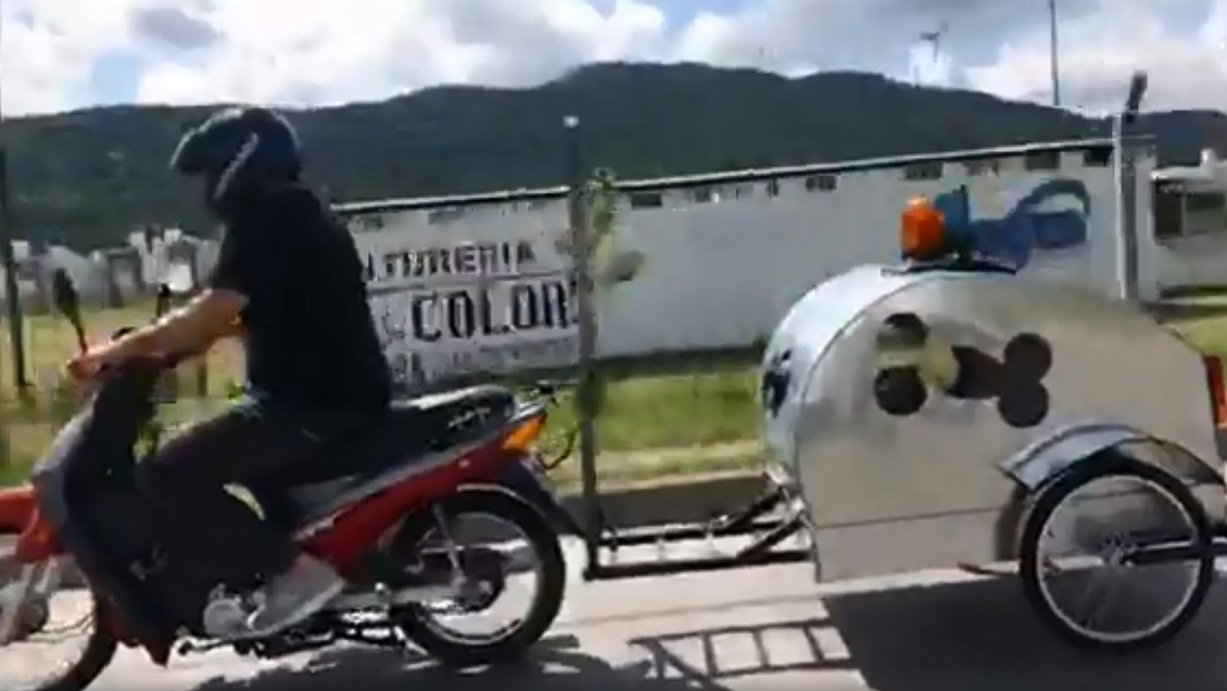 Crean moto-ambulancia para emergencias de mascotas