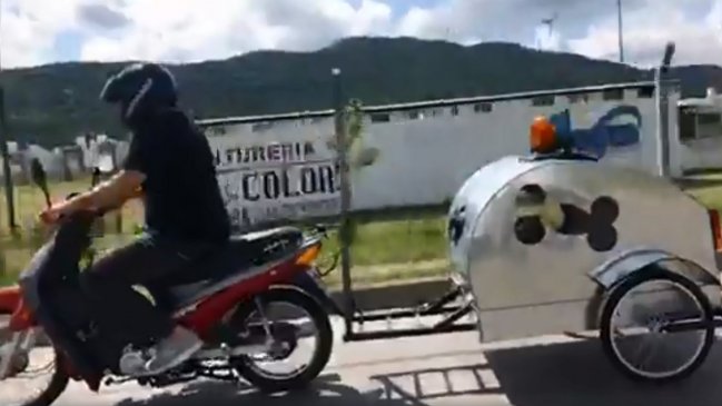 Crean moto-ambulancia para emergencias de mascotas