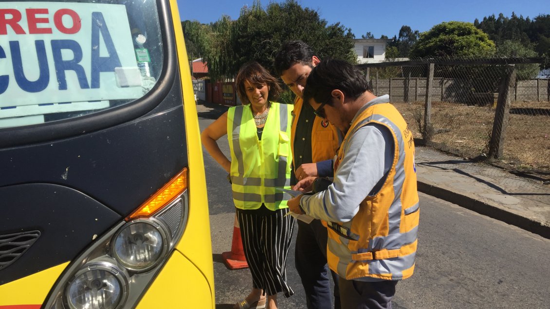 Intensifican fiscalizaciones a buses con servicios a las costas de Ñuble