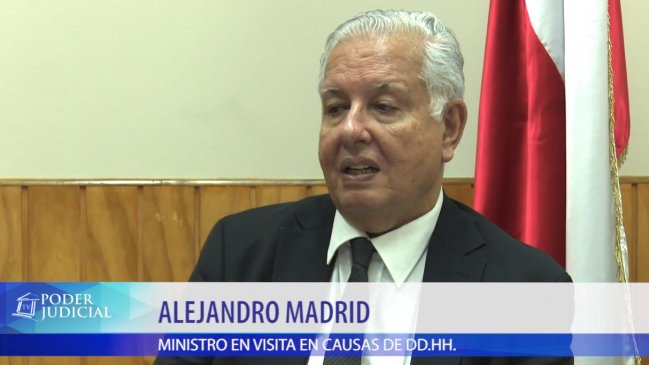 Juez Madrid y sentencia del caso Frei: 