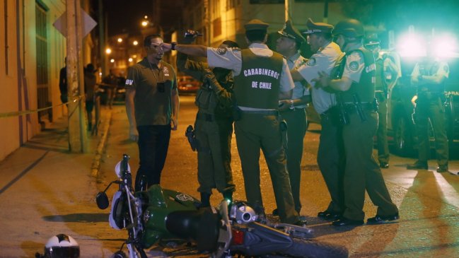 Un muerto y un carabinero herido dejó un tiroteo en Valparaíso