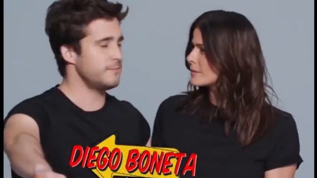 Diego Boneta le robó el protagonismo a Tonka Tomicic en feliz anuncio