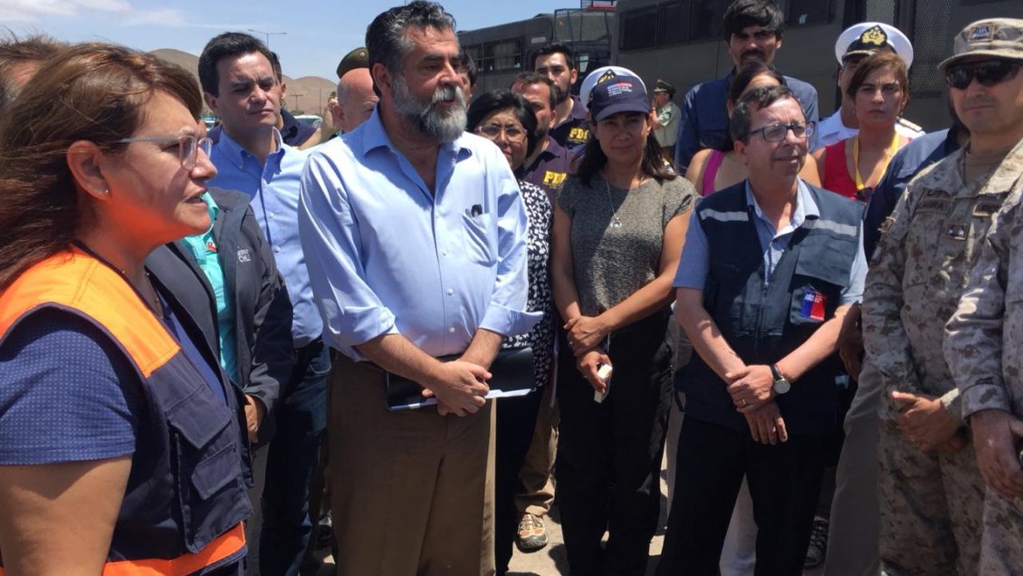 Subsecretario Ubilla llegó a Arica para evaluar daños tras crecidas de ríos durante la madrugada