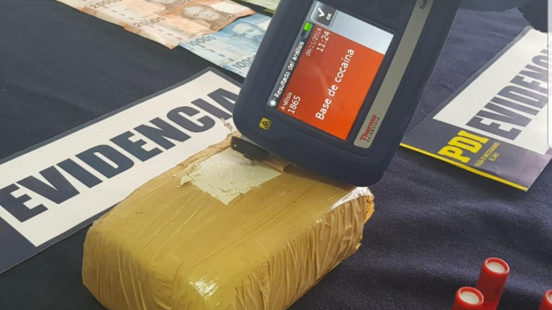 Incautaron más de 8.900 dosis de cocaína base en Lota