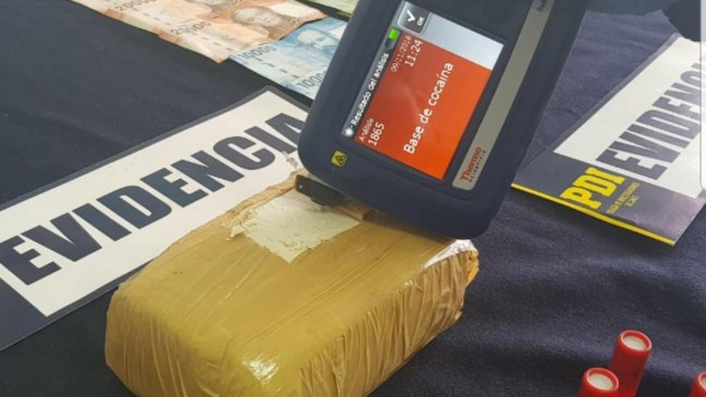 Incautaron más de 8.900 dosis de cocaína base en Lota