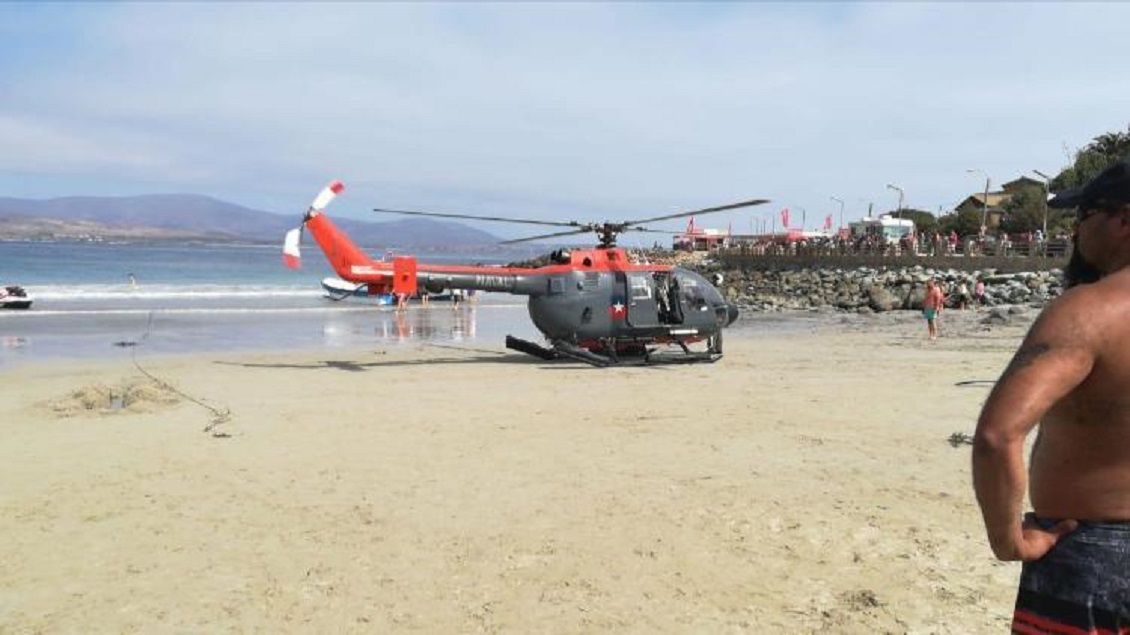 Hombre murió por paro cardíaco tras ser rescatado desde playa Los Molles