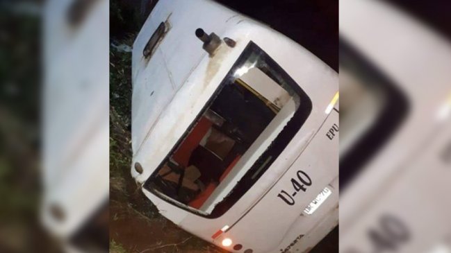 Osorno: 34 lesionados dejó colisión entre bus de pasajeros y auto