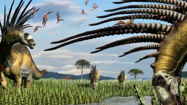 Científicos descubrieron nuevo dinosaurio con espinas en la Patagonia