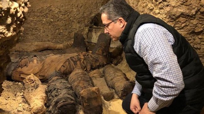 Egipto: Descubren grupo de más de 40 momias de una misma familia acaudalada
