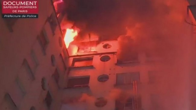 Violento incendio en París deja ocho muertos