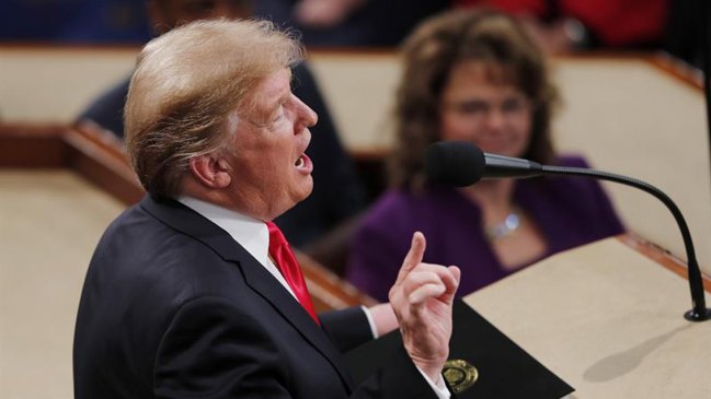 Las 10 frases más destacadas de Trump ante el Congreso de Estados Unidos