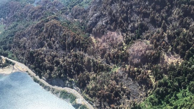 Panguipulli continúa en alerta roja por incendios forestales
