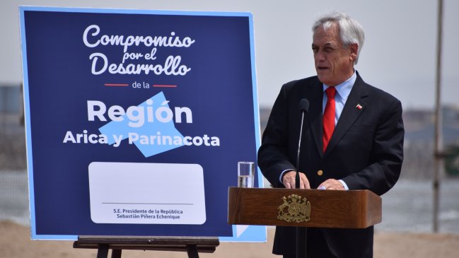 Presidente Piñera adelanta agenda y llegará mañana a Arica y Parinacota