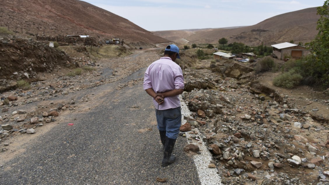 Los efectos de las lluvias altiplánicas en el norte del país