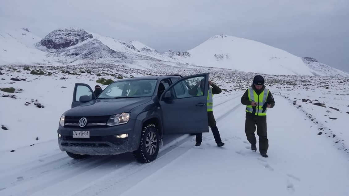Tres turistas fueron rescatados desde el Parque Nacional Lauca