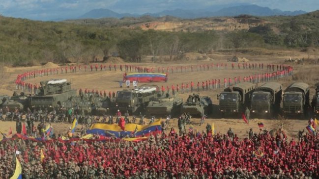 Maduro inició ejercicios militares en Venezuela