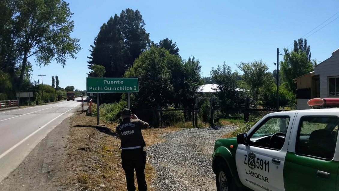 Millonario robo con intimidación se registró en sector rural de la comuna de Los Lagos