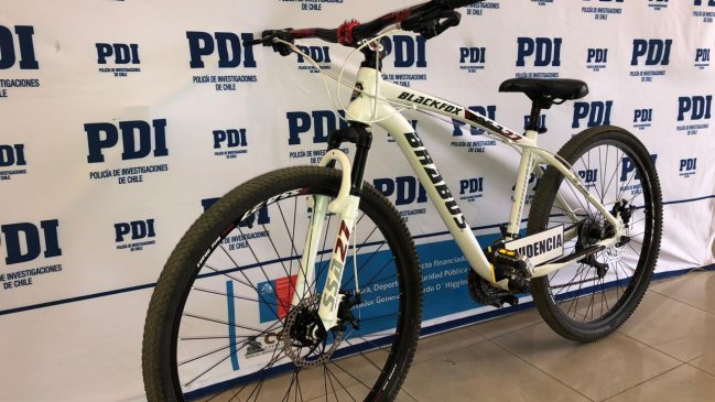 Detienen a sujeto acusado de receptar bicicletas de alta gama en Rancagua