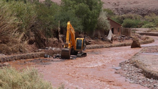 Cancelan alerta roja en la provincia de El Loa tras intensas lluvias