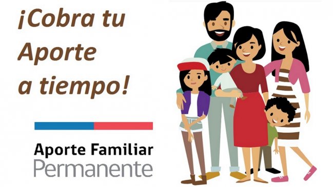 Desde este viernes se puede cobrar el Aporte Familiar Permanente, ex 