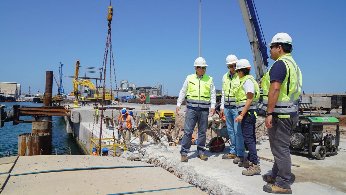 Reconstrucción de la segunda etapa del Puerto de Iquique lleva 72 por ciento de avance