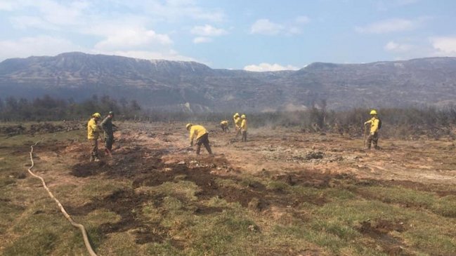 Alcalde de Cochrane: Incendio forestal está 
