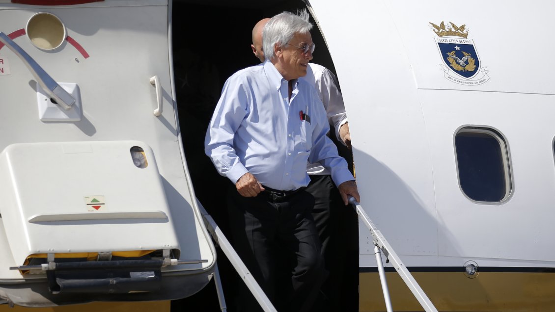 Avión que trasladaba a Piñera a Cúcuta sufrió 