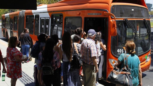 Plan de mitigación vial integrará 1.300 buses al Transantiago