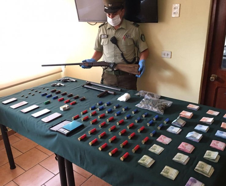 Ñuble: Cayó banda que mantenían red de tráfico de drogas en Ránquil