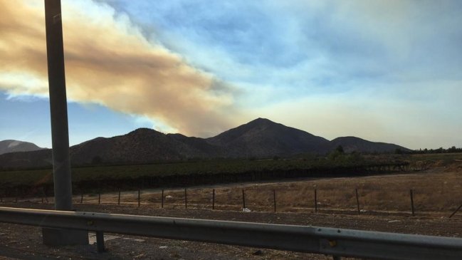Incendio forestal ha consumido 10 hectáreas de cerro en Pudahuel