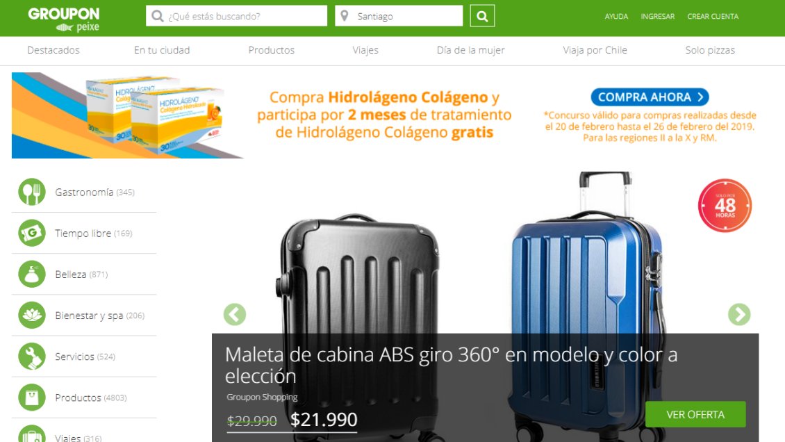 Justicia acogió demanda contra Groupon por cláusulas abusivas con consumidores