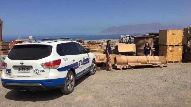 Antofagasta: PDI recupera 1.200 millones de pesos en maquinaria industrial