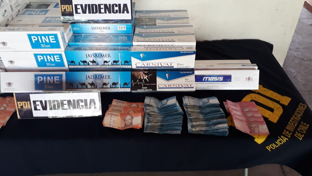Detienen a sujeto acusado de contrabando de cigarros en Santa Cruz
