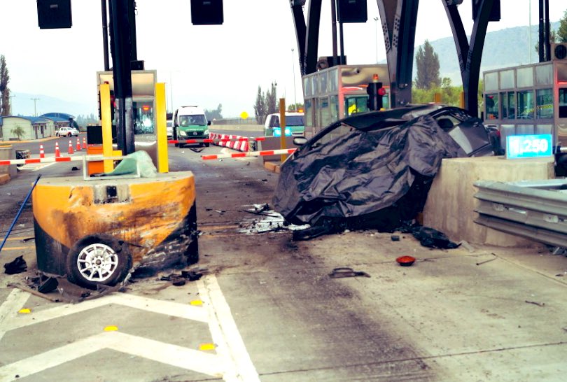 Una víctima fatal dejó accidente en plaza de peaje de Panquehue