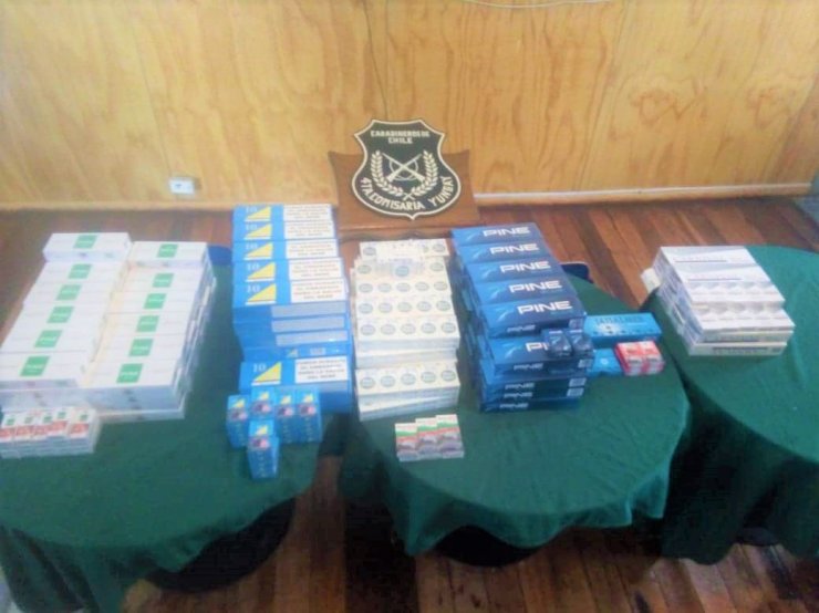 Dueño de supermercado fue detenido por contrabando de cigarrillos en Yungay