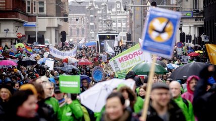  Holanda: Multitudinaria manifestación contra el cambio climático  
