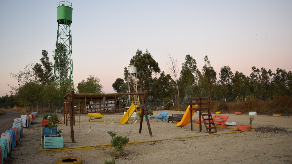 Pelarco inauguró nueva plazoleta interactiva en sector rural